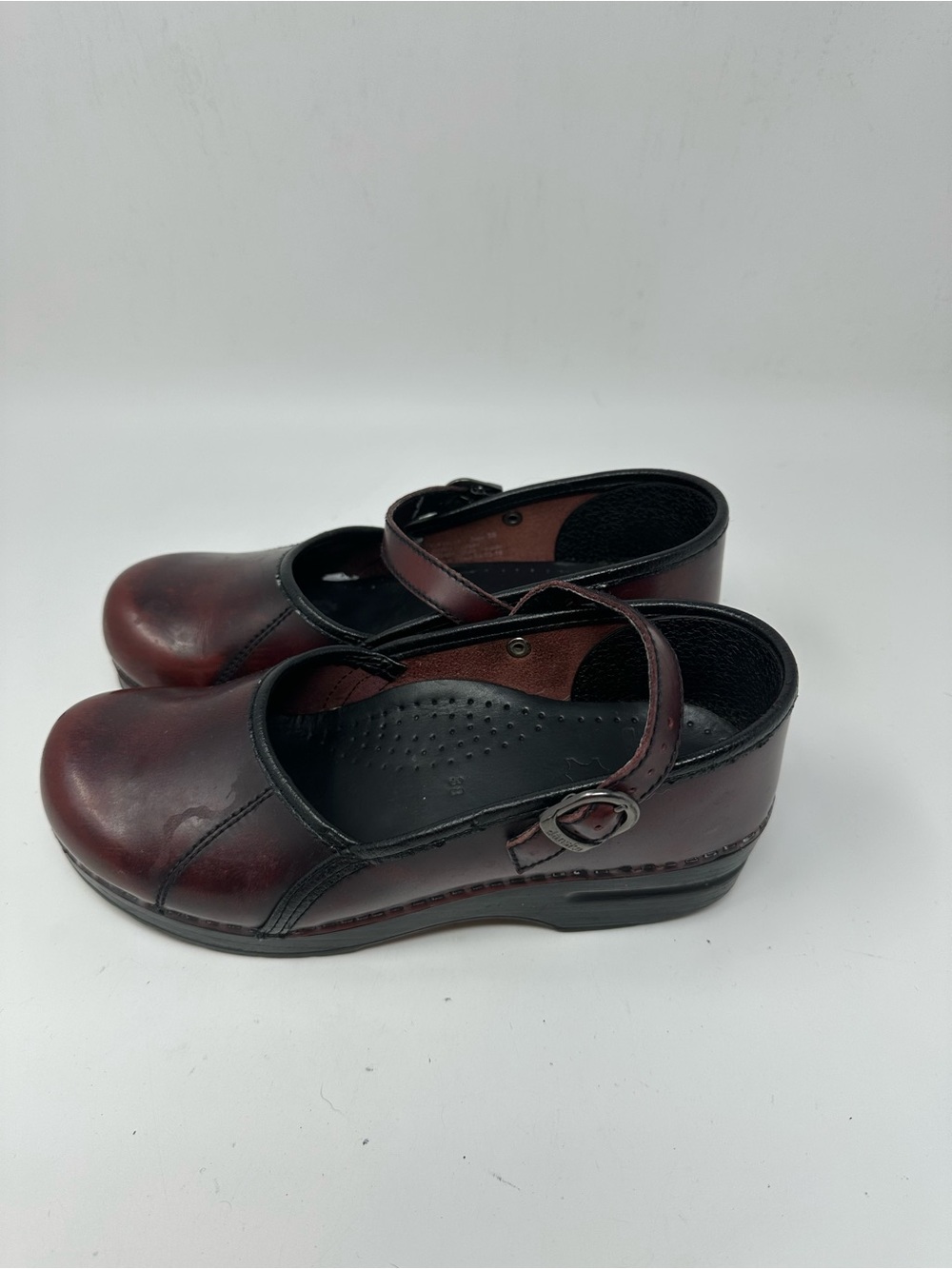 Dansko Marcelle Buckle Mary Jane Clogs Women's 38